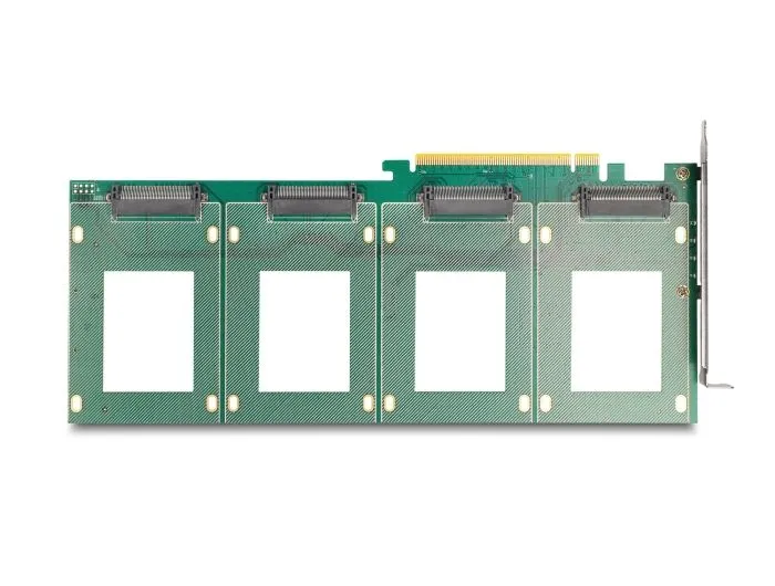 Delock Karta PCI Express 4.0 x16 na 4 x interní U.2 NVMe SFF-8639 - rozvětvení (