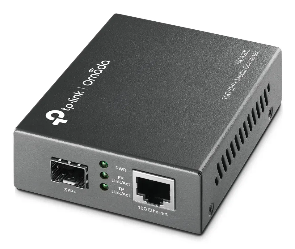 TP-LINK MC420L Omada 10G Multi-Gigabit SFP+ média konvertor