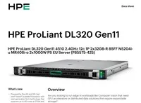 HPE PL DL320g11 4510 (2.4/12C) 2x32G (p64706) NS204(2x480) MR408i-o 8SFF 2x1000W 2p1G Smart Choice