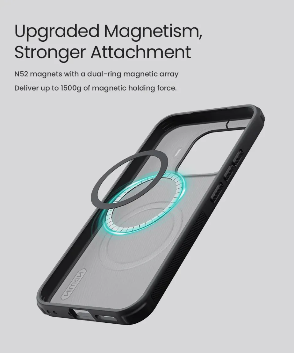 Nillkin Super Frosted PRO Magnetic Zadní Kryt pro Xiaomi 17T Black