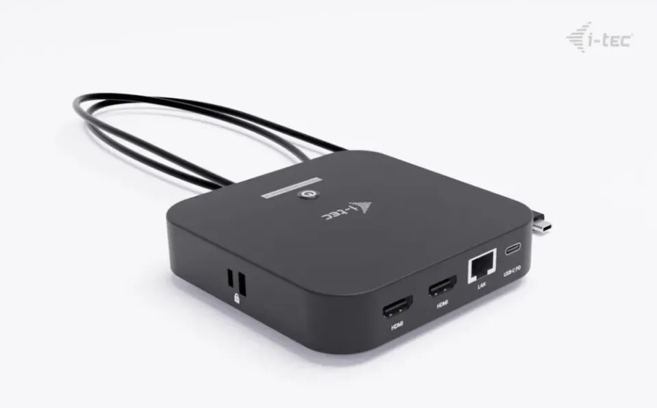 i-tec USB-C Dual HDMI Docking Station, Power Delivery 100W