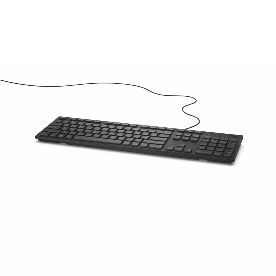 DELL klávesnice KB216/ multimediální/ německá/ GER/ DE/ USB/ drátová/ černá