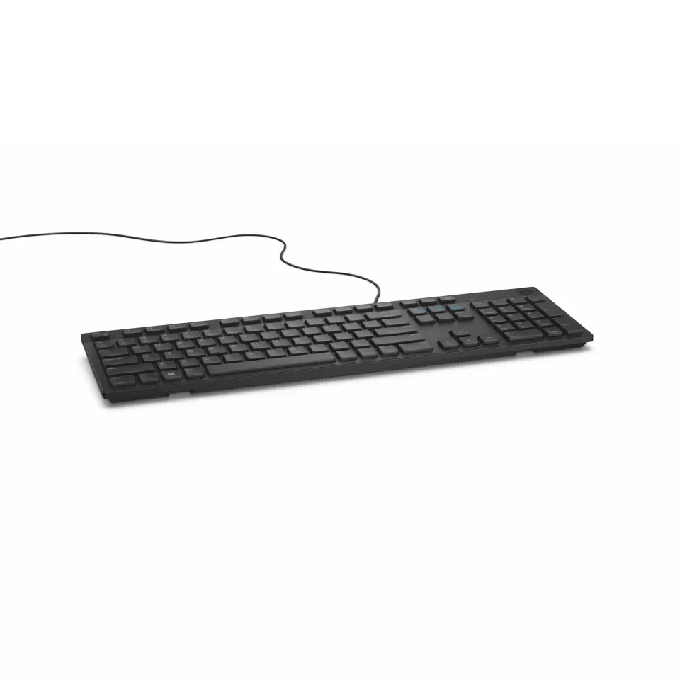 DELL klávesnice KB216/ multimediální/ německá/ GER/ DE/ USB/ drátová/ černá