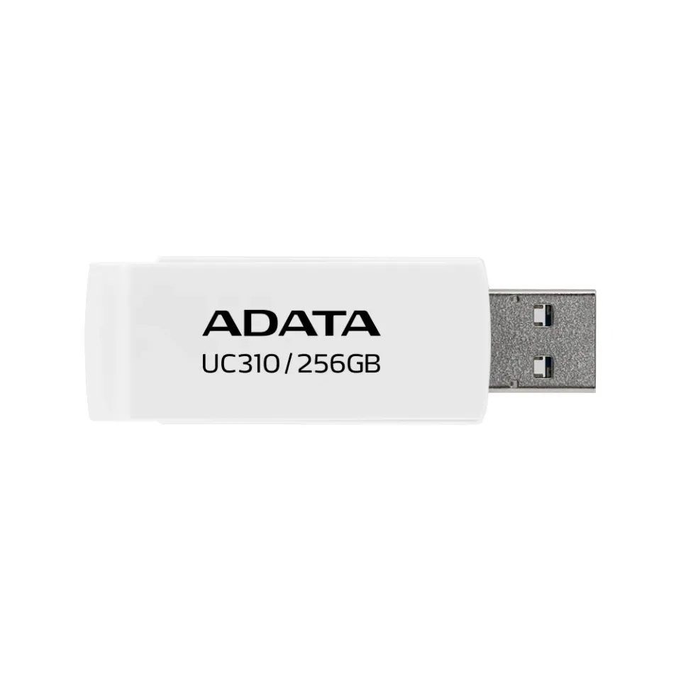 ADATA UC310/256GB/USB 3.2/USB-A/Bílá