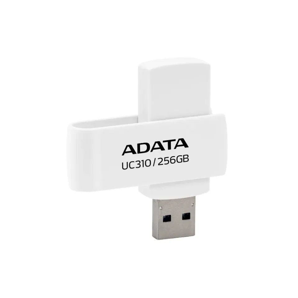ADATA UC310/256GB/USB 3.2/USB-A/Bílá