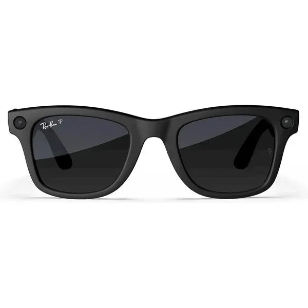 Meta Ray-Ban Gen2 Wayfarer, Matte Black, Graphite (Large)