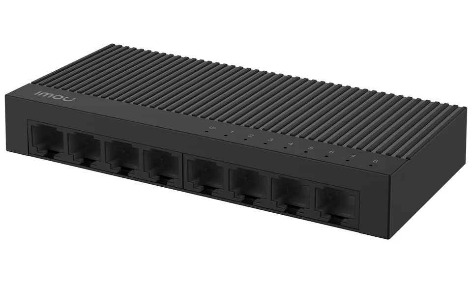 Imou switch SF108C-V2/ 8x port/ 10/100 Mbps RJ45 ports/ 1.6 Gbps/ napájení DC5V1A/ černý