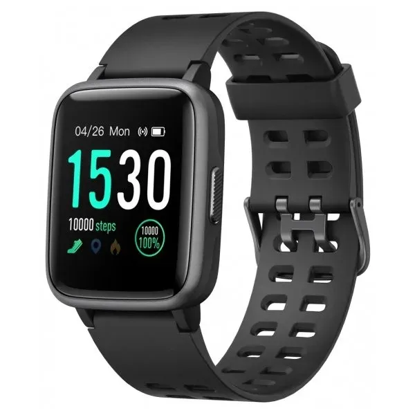 UMAX chytré hodinky U-Band P2 Black/ 1,3" IPS/ Bluetooth 4.2/ nRF52840/ ATM5/ iOS 8.0 +/ Android 4.3 +/ app Veryfit PRO