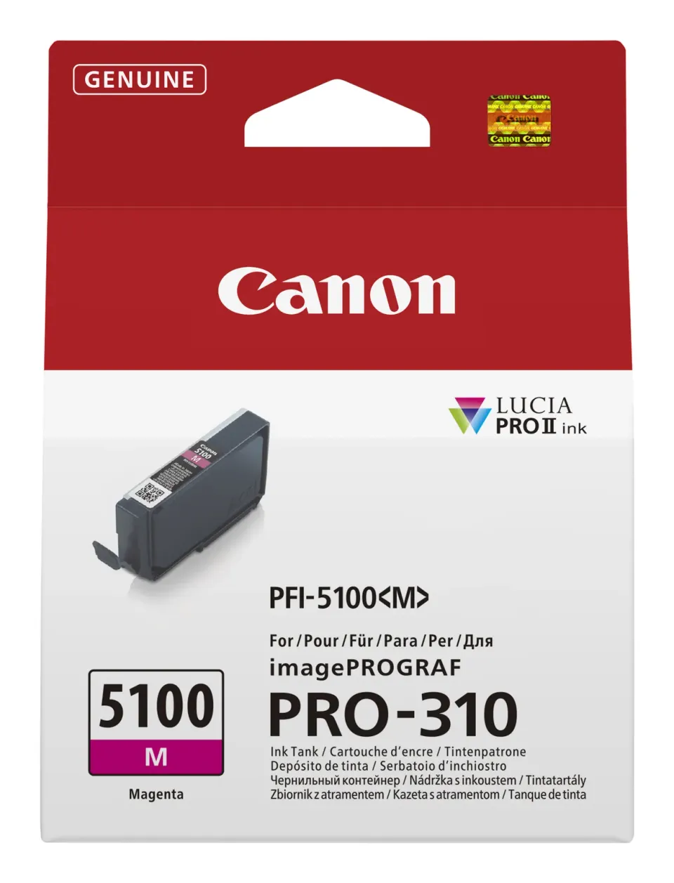 Canon cartridge PFI-5100M Magenta cartridge pro ImagePROGRAF PRO-310