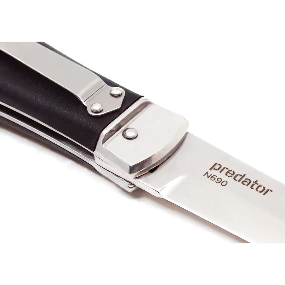 Vyhazovací zavírací nůž PREDATOR STONEWASH s klipem - ocel N690 241-BH-1/STN/KLIP