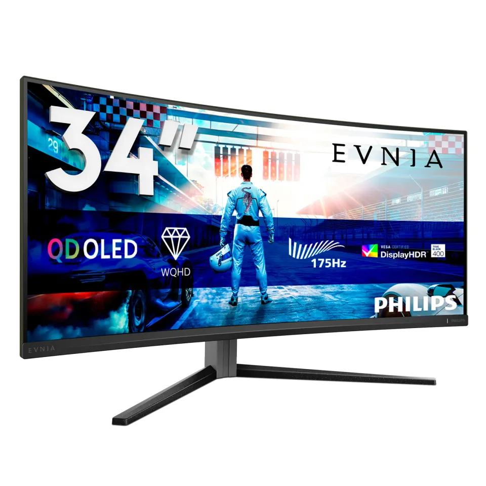 Philips Evnia/34M2C6500/00/34"/QD-OLED/3440x1440/175Hz/0,03ms/Gray/3R