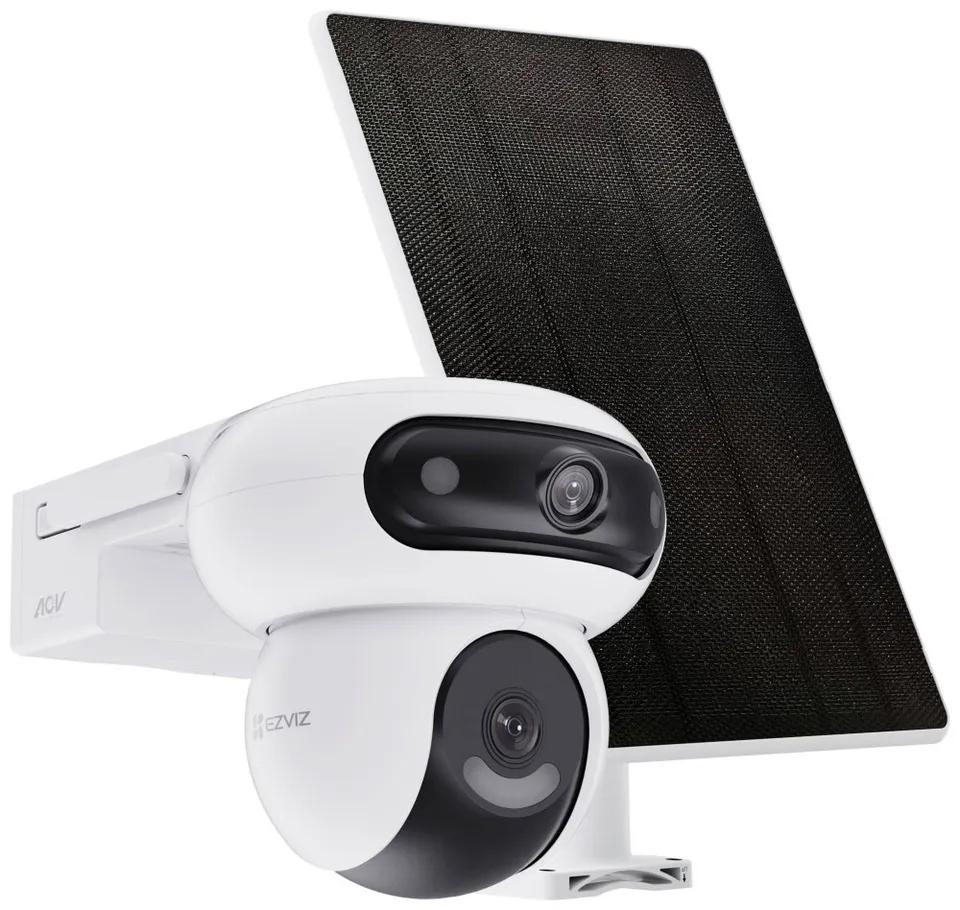 EZVIZ IP kamera HB90 kit/ PTZ/ Wi-Fi/ 2x 4Mpix/ krytí IP65/ duál objekt. 2,8 + 6mm/ H.265/ IR až 35m/ + 8W solární panel