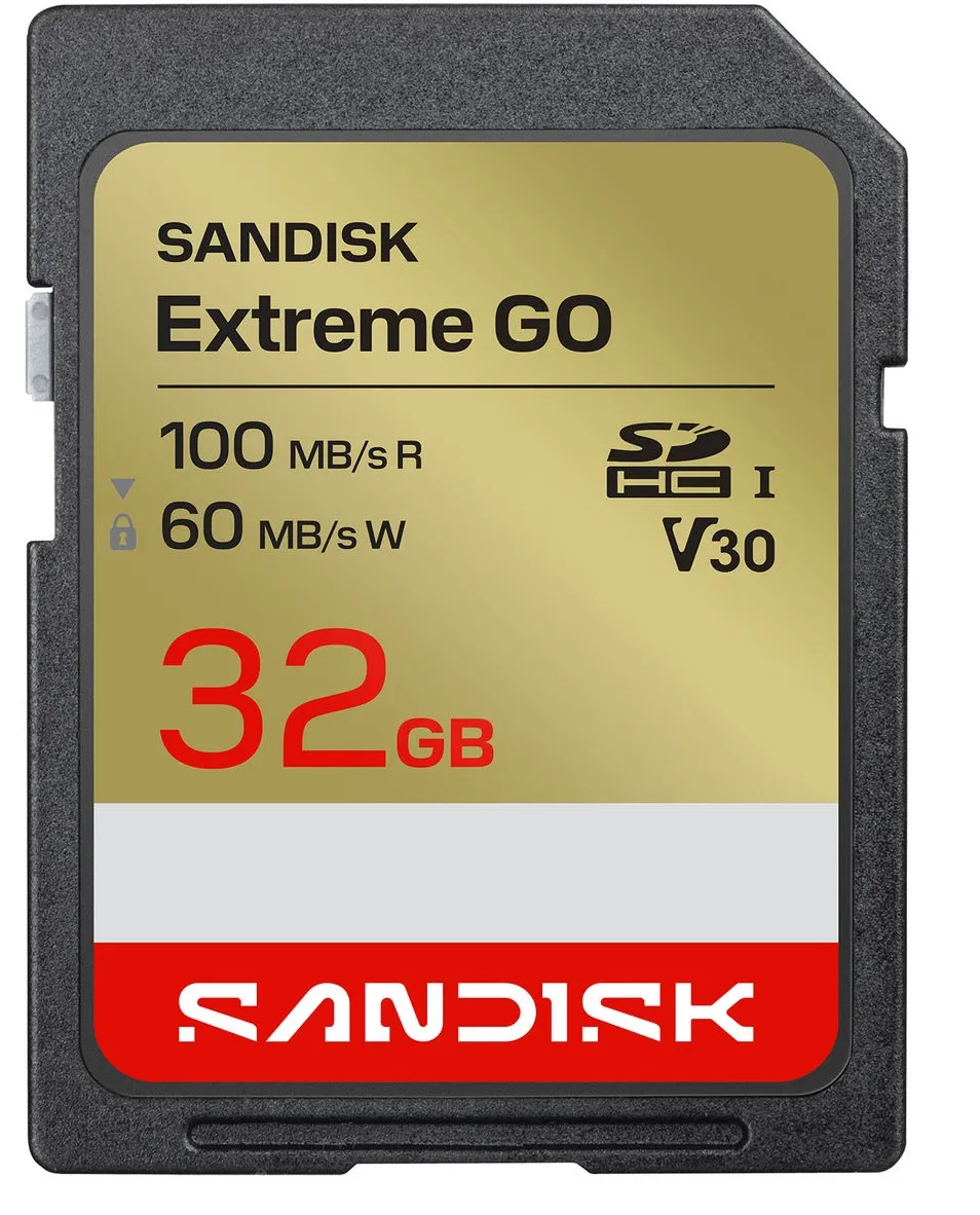 SanDisk Extreme SD UHS-I 32GB SD 100MB/s(R) / 60MB/s(W)