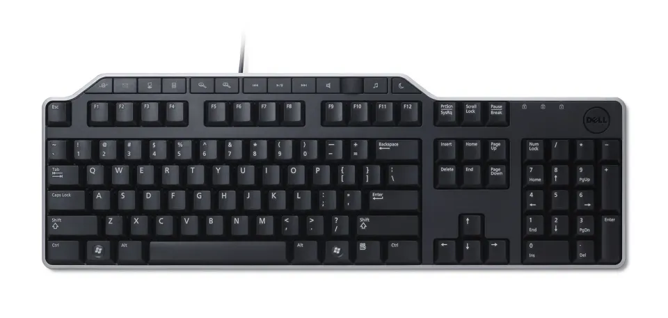 DELL KB-522/ US/International/Euro rozšírená multimediální klávesnice USB (QWERTY)