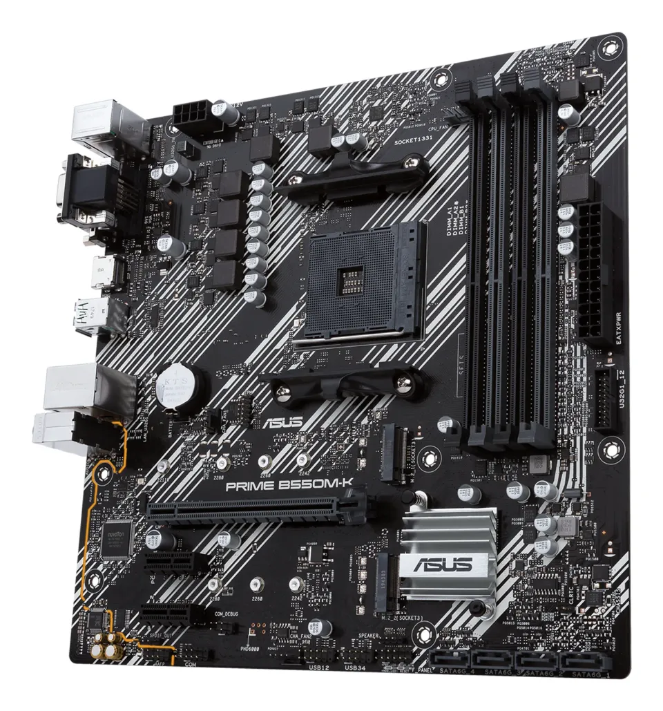 ASUS MB PRIME B550M-K soc.AM4 B550 DDR4 mATX M.2 D-Sub DVI HDMI