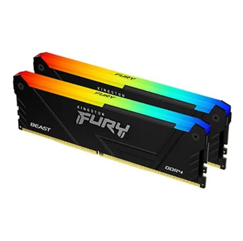 KINGSTON 16GB=2x8GB DDR4 3200MHz Fury Beast CL16 Black RGB