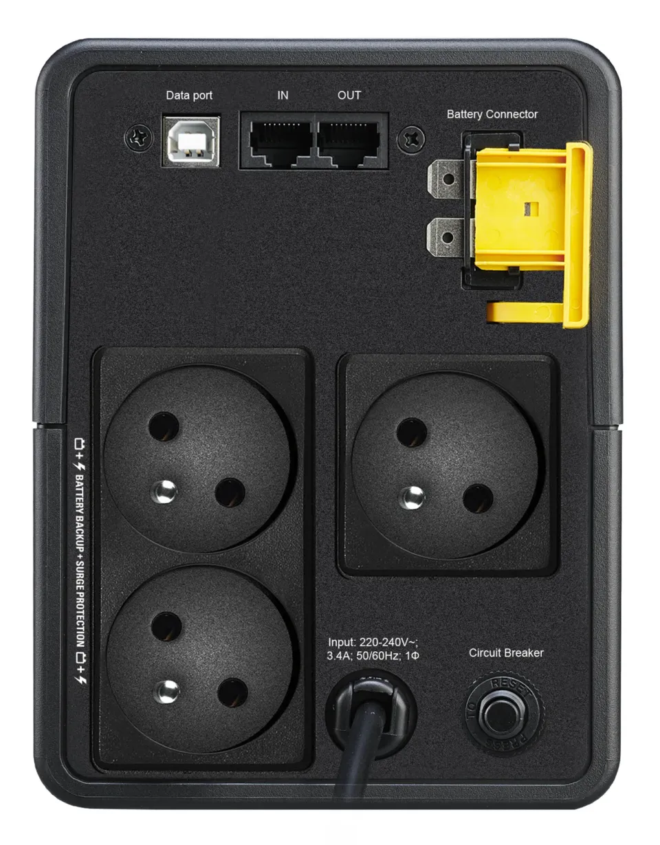 APC Back-UPS 750VA, 230V, AVR, French Sockets (410W) - CZ zásuvka