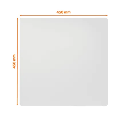 Nobo Popisovací tabule FramelessSteel 450 x 450 mm, bílá