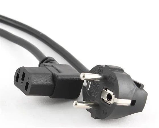 GEMBIRD Kabel síťový 1,8m VDE 220/230V napájecí, pravoúhlý konektor C13