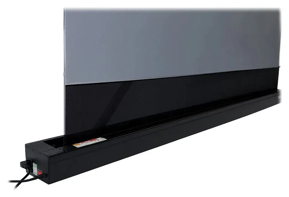 ELITE SCREENS plátno elektrické od podlahy vzhůru 100" (254cm)/ 16:9/ 125×222cm/ gain 0,8/ case černý/ CLR5 / pro UST