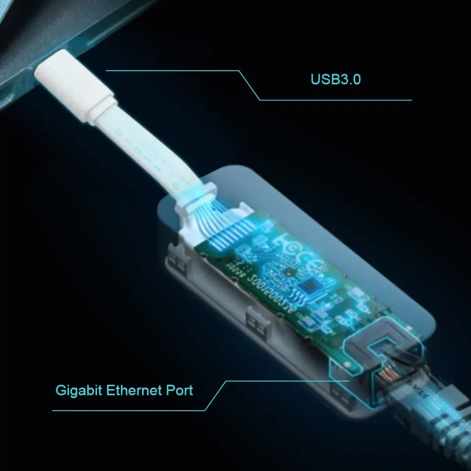 TP-Link UE300C - Síťový adaptér, USB 3.0 Type-C, 10/100/1000Mbps