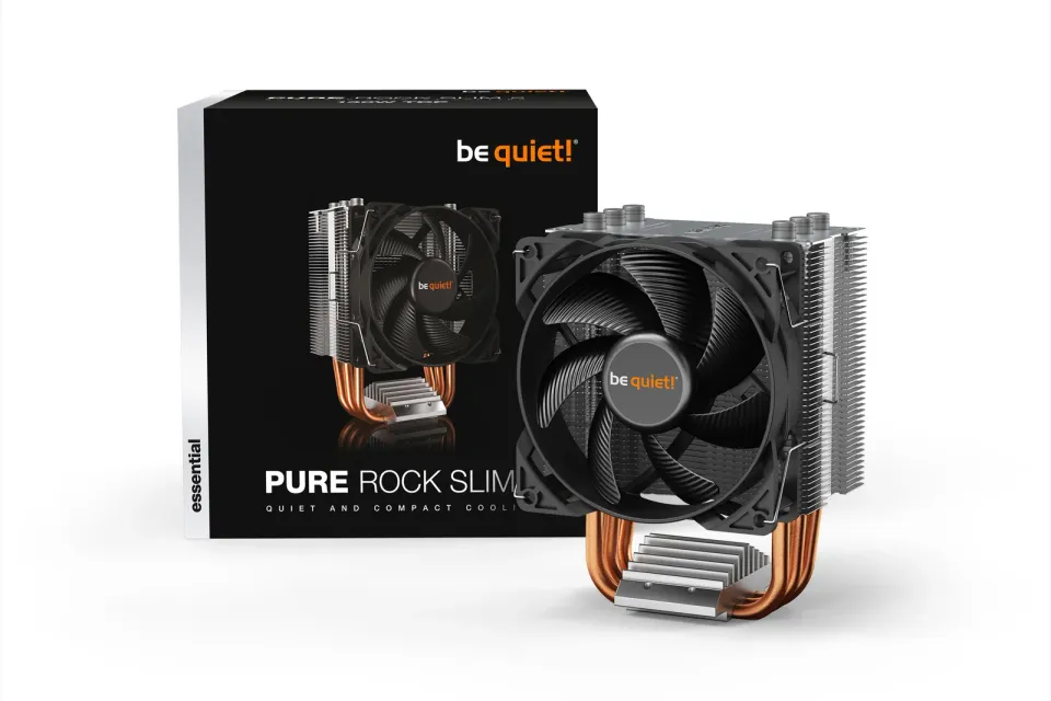 Be quiet! / chladič CPU PURE ROCK SLIM 2 / socket AMD i Intel / 130TDP / 1x 92mm fan / 3x Heatpipe /