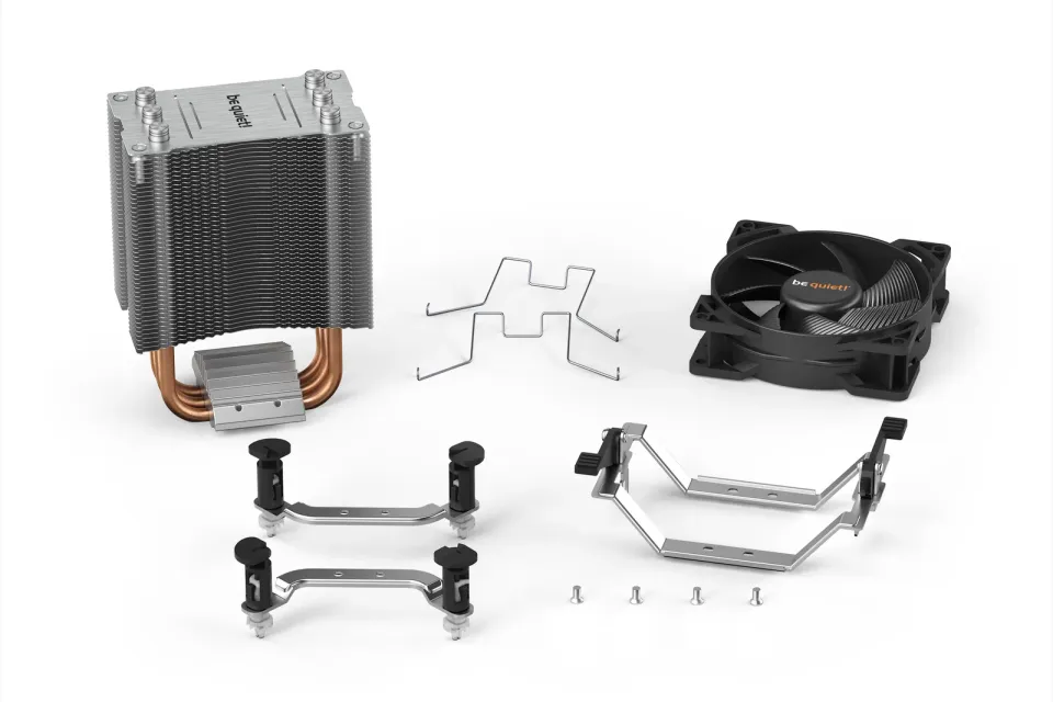 Be quiet! / chladič CPU PURE ROCK SLIM 2 / socket AMD i Intel / 130TDP / 1x 92mm fan / 3x Heatpipe /