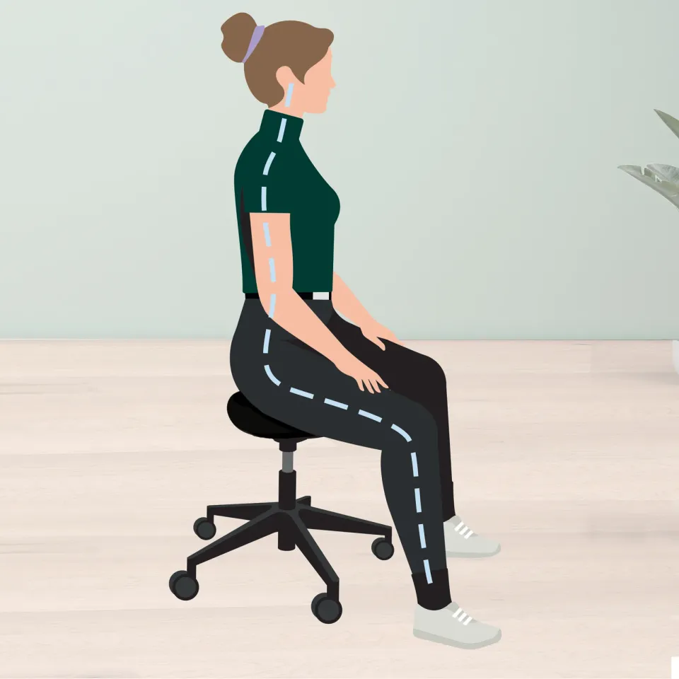 Leitz ergonomická židle pro sezení s kolečky Ergo