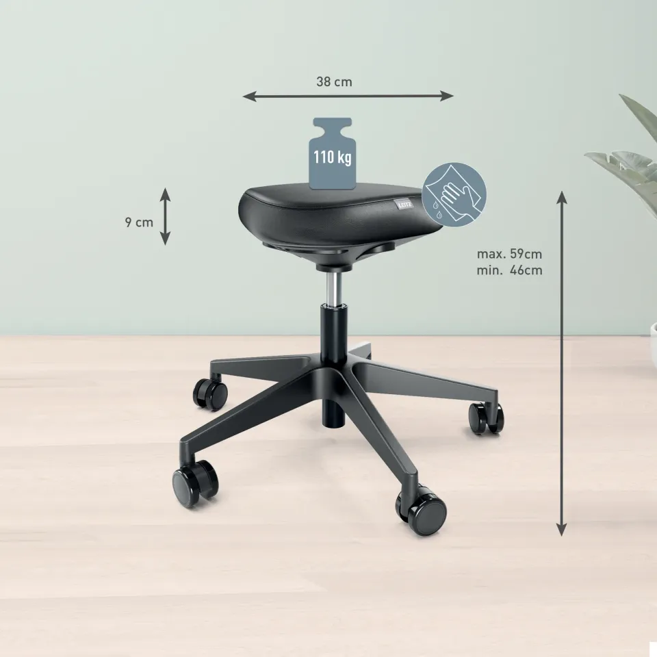 Leitz ergonomická židle pro sezení s kolečky Ergo