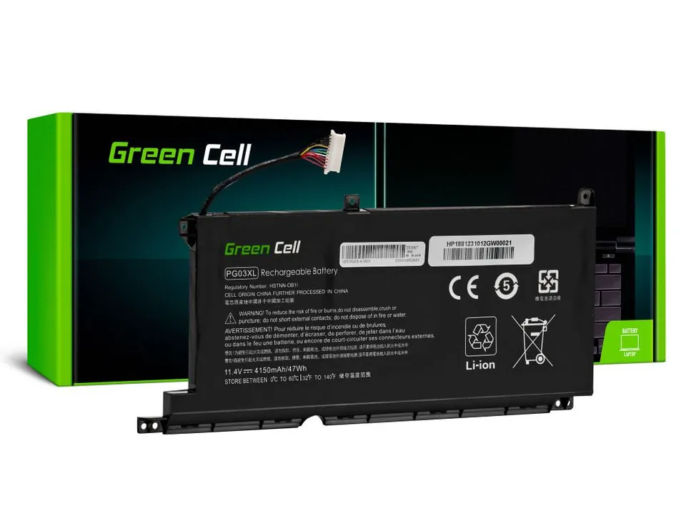 Green Cell PG03XL Battery L48495-005 for HP Pavilion 15-EC 15-EC0017NW 15-EC1087