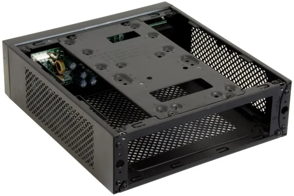 CHIEFTEC skříň Compact Series/mini ITX, IX-03B, Black, Alu, 120W adaptér CDP-120ITX