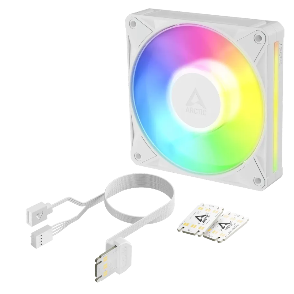 ARCTIC BioniX P12 A-RGB ventilátor - 120mm, white