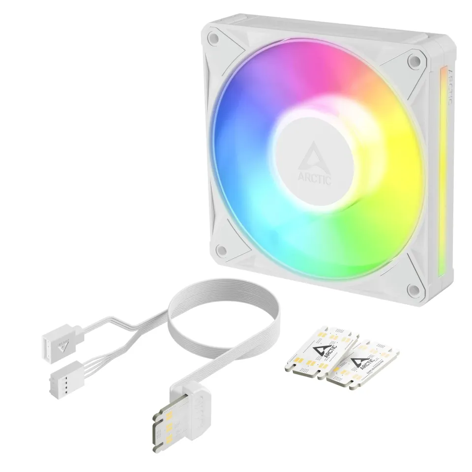 ARCTIC BioniX P12 A-RGB ventilátor - 120mm, white