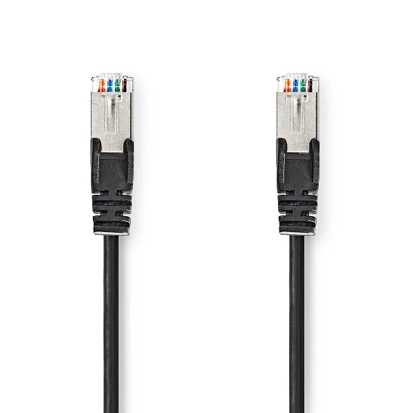 Nedis CCGL85121BK20 - Síťový Kabel Cat 5e SF/UTP | RJ45 Zástrčka - RJ45 Zástrčk