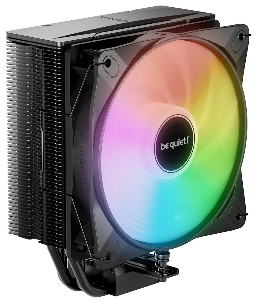 Be quiet! chladič CPU PURE ROCK 3 LX / 120mm PWM ARGB fan / 4xheatpipe / stříbrný
