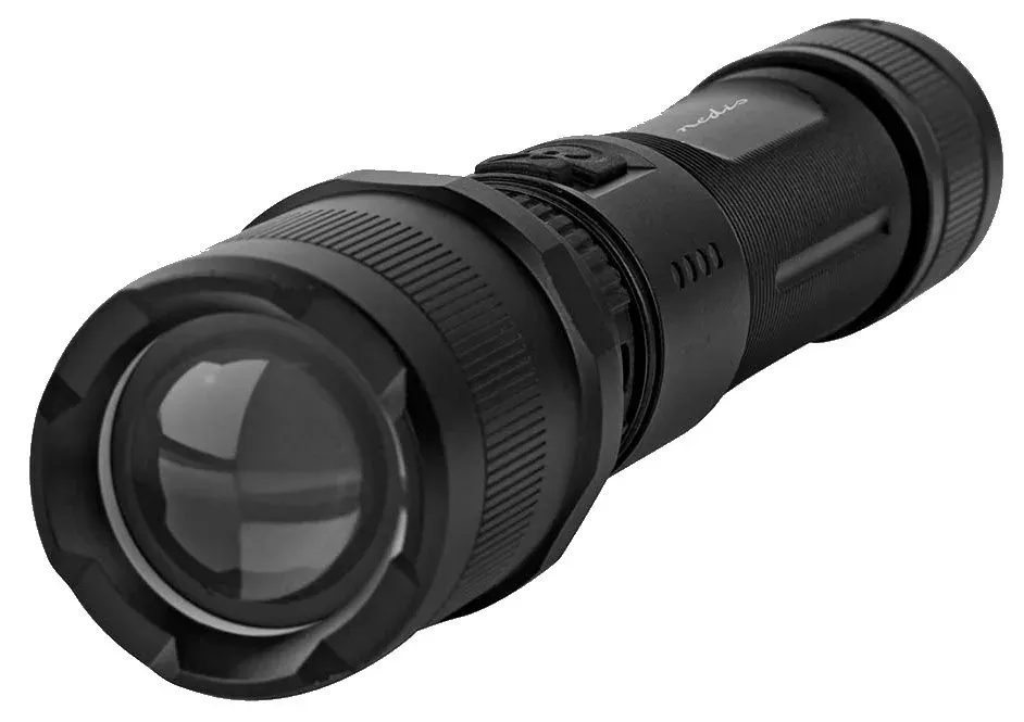 Nedis LTRR10WBK - Svítilna LED | 10 W | 1000 lm | IPX4 | Dobíjecí | černá barva