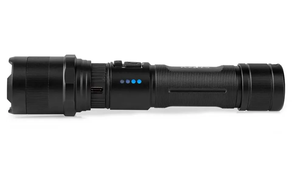 Nedis LTRR10WBK - Svítilna LED | 10 W | 1000 lm | IPX4 | Dobíjecí | černá barva