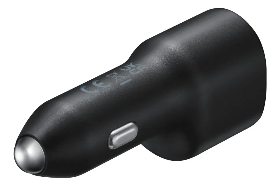 Samsung Duální autonabíječka 40W (USB,USB-C) Black