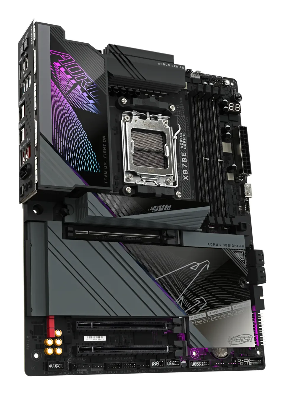 GIGABYTE MB Sc AM5 X870E AORUS MASTER, AMD X870, 4xDDR5, 2xHDMI, 2xUSB4, WiFi