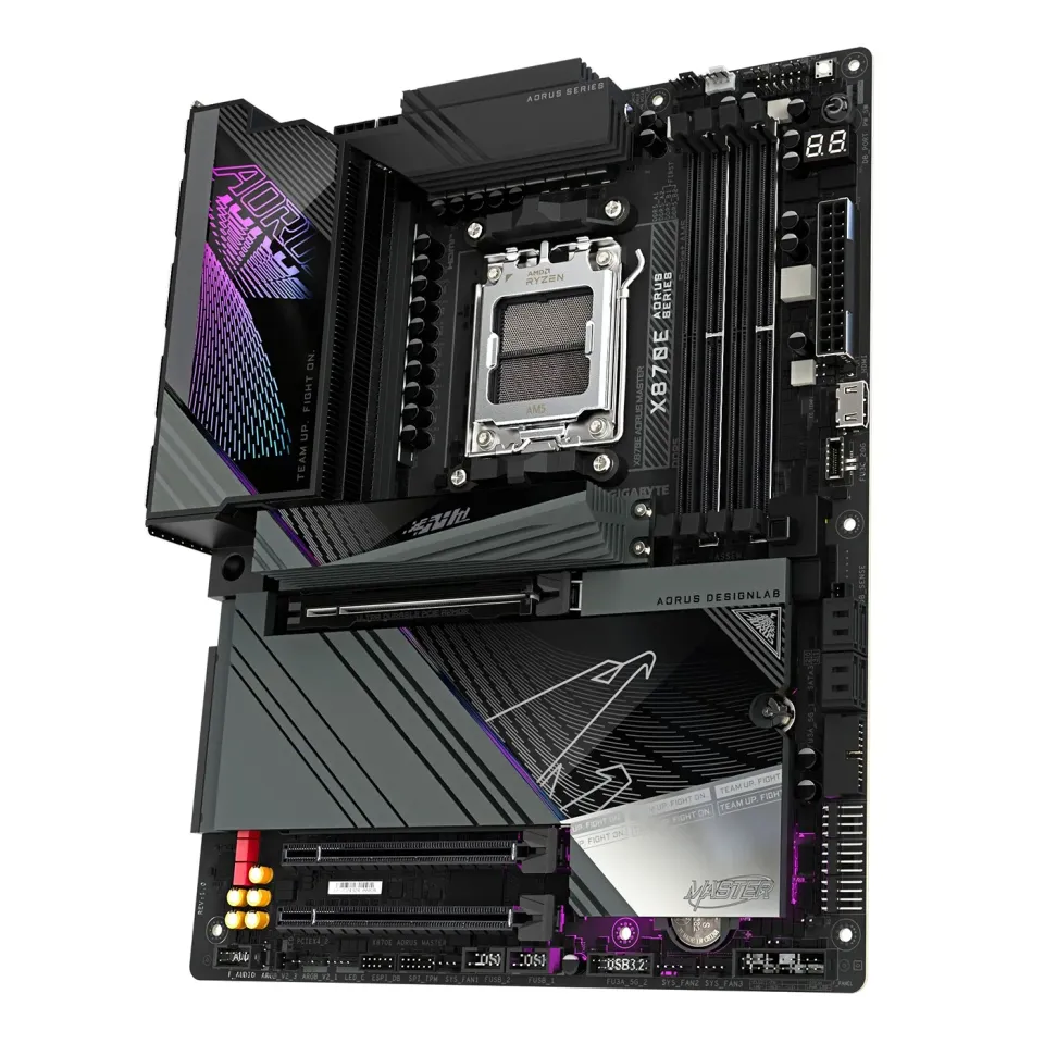 GIGABYTE MB Sc AM5 X870E AORUS MASTER, AMD X870, 4xDDR5, 2xHDMI, 2xUSB4, WiFi