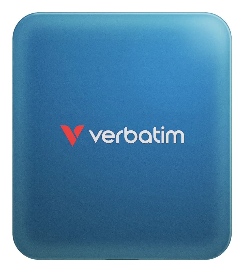 VERBATIM externí SSD SnapBack Magnetic 2TB, USB 3.2 Gen 2x2, (R:2000/ W:1800MB/s), modrá