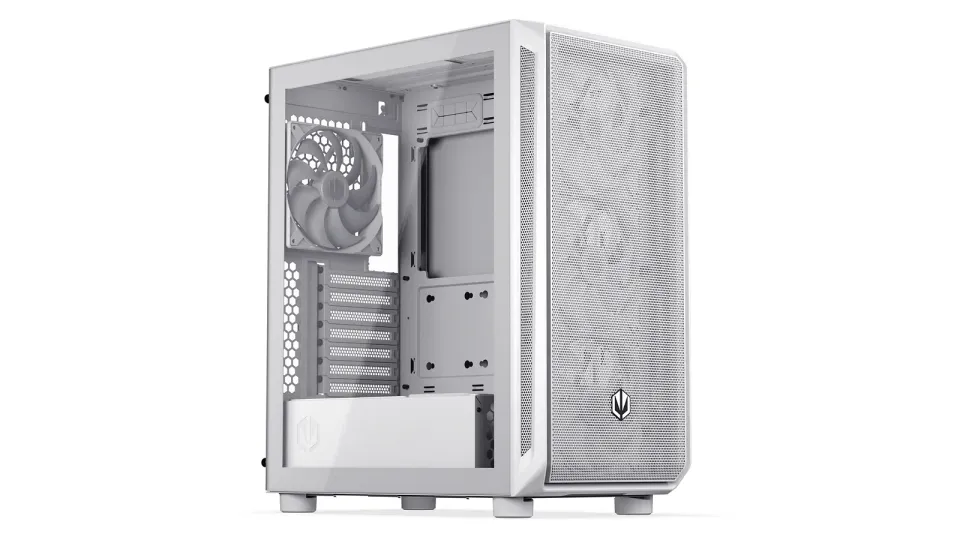 Endorfy Arx 500 White ARGB Skříň,Mid. tower,bez zdr.,ATX,2× USB, 1× USB-C, 4× 14