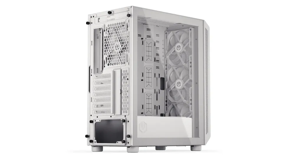 Endorfy Arx 500 White ARGB Skříň,Mid. tower,bez zdr.,ATX,2× USB, 1× USB-C, 4× 14