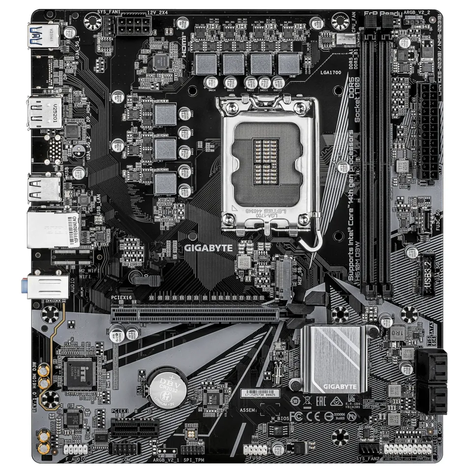 GIGABYTE MB Sc LGA1700 H610M D3W, Intel H610, 2xDDR5, 1xDP, 1xHDMI, mATX