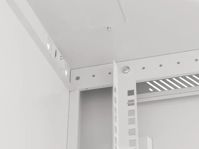 LANBERG 19" RACKOVÁ SKŘÍŇ PRO MONTÁŽ NA STĚNU 22U/600X600 (FLAT PACK) S PROSKLENÝMI DVEŘMI ŠEDÁ V2