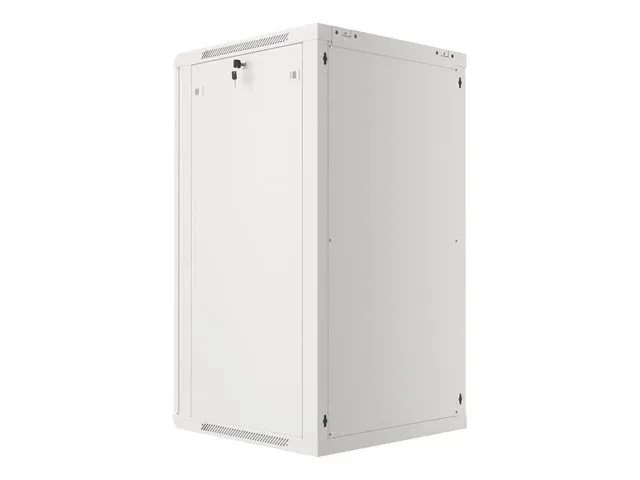 LANBERG 19" RACKOVÁ SKŘÍŇ PRO MONTÁŽ NA STĚNU 22U/600X600 (FLAT PACK) S PROSKLENÝMI DVEŘMI ŠEDÁ V2