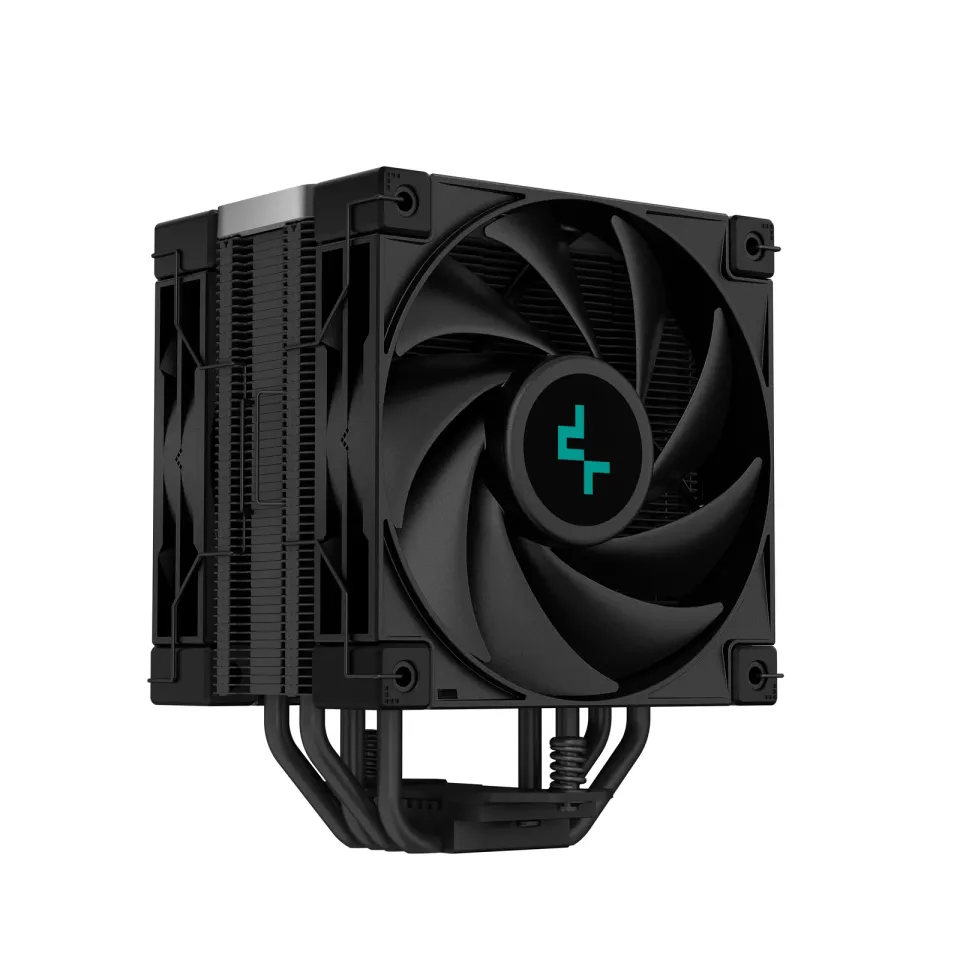 DEEPCOOL CPU Chladič AK400 ZERO DARK PLUS, 2x120mm, LGA1851, AM5, černá