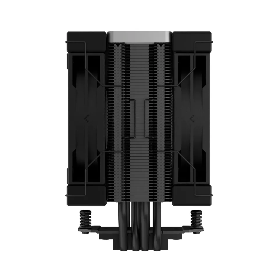 DEEPCOOL CPU Chladič AK400 ZERO DARK PLUS, 2x120mm, LGA1851, AM5, černá