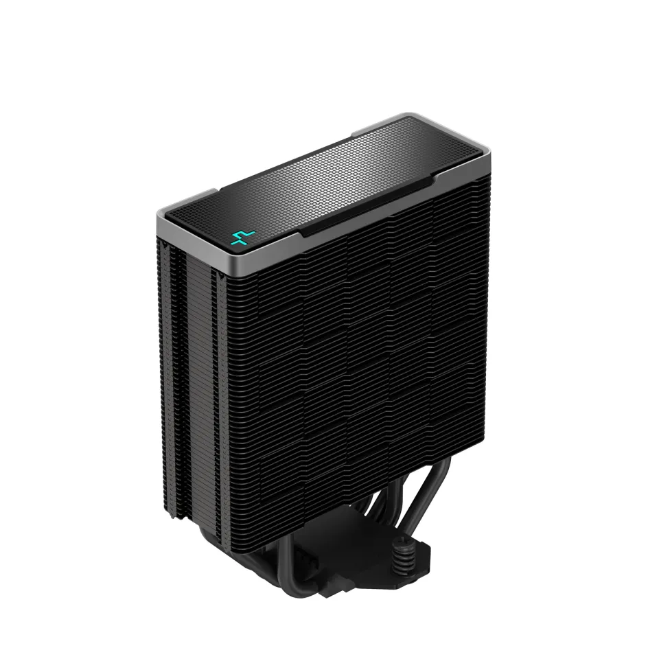 DEEPCOOL CPU Chladič AK400 ZERO DARK PLUS, 2x120mm, LGA1851, AM5, černá