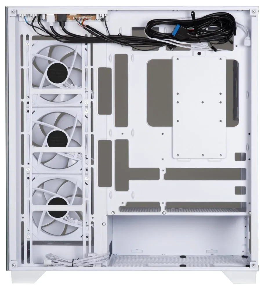 BitFenix skříň CETO / ATX / 4x 120mm FRGB fan / 2x USB 3.0 / USB-C / tvrzené sklo / bílá
